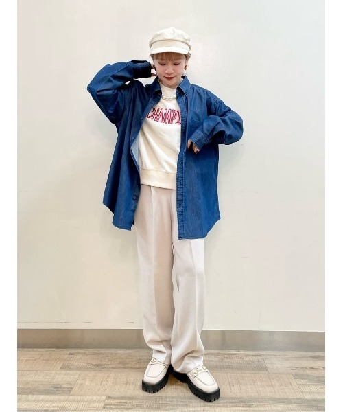 BACK NUMBER（バックナンバー）の「【BACK NUMBER】デニムＢＤシャツ（シャツ/ブラウス・メンズ・ダークインディゴブルー/インディゴブルー・S/M/L/XL）」の13枚目の写真