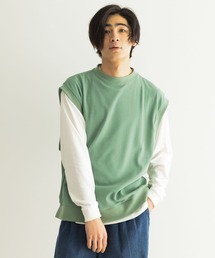 [SET商品]ミニワッフルベスト+L/S TEE-SET