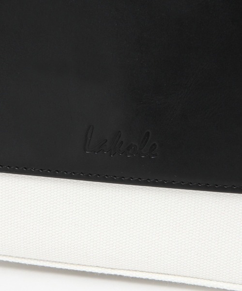 LAKOLE（ラコレ）の「キャンバスコンビ横型トートバッグ / 177628（トートバッグ・レディース・ブラウン系その他/ナチュラル・FREE）」の7枚目の写真