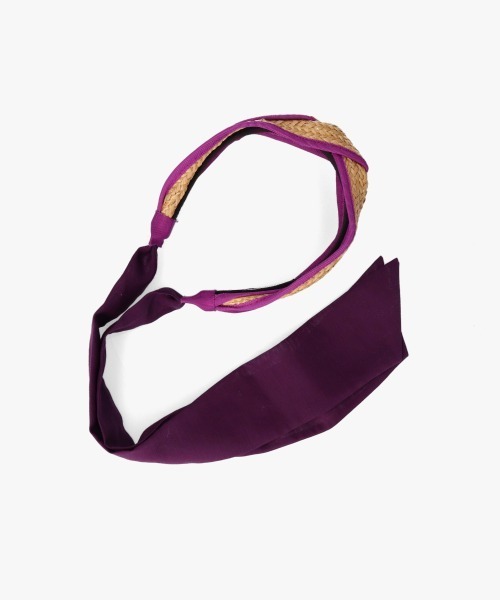 kaorinomori（カオリノモリ）の「kaorinomori カランカチューシャ（カチューシャ・レディース・パープル/ブラウン・FREE）」の11枚目の写真