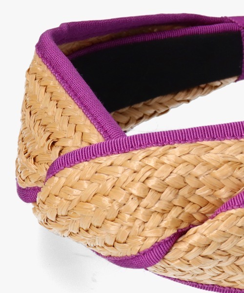 kaorinomori（カオリノモリ）の「kaorinomori カランカチューシャ（カチューシャ・レディース・パープル/ブラウン・FREE）」の14枚目の写真