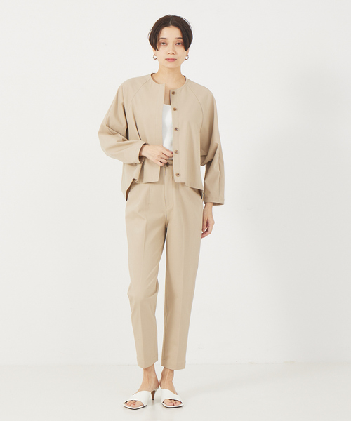 qualite（カリテ）の「《セットアップ対応》2WAYストレッチフォルムシャツ（シャツ/ブラウス・レディース・ベージュ/カーキ・38/36）」の13枚目の写真