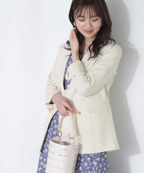 PROPORTION BODY DRESSING（プロポーションボディドレッシング）の「テーラージャケット / 1213150300（テーラードジャケット・レディース・ベージュ/オフホワイト・SMALL/MEDIUM）」の5枚目の写真