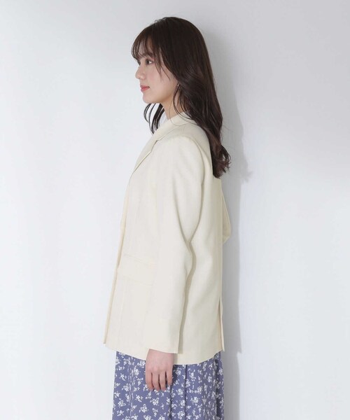 PROPORTION BODY DRESSING（プロポーションボディドレッシング）の「テーラージャケット / 1213150300（テーラードジャケット・レディース・ベージュ/オフホワイト・SMALL/MEDIUM）」の19枚目の写真