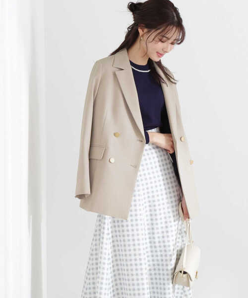 PROPORTION BODY DRESSING（プロポーションボディドレッシング）の「テーラージャケット / 1213150300（テーラードジャケット・レディース・ベージュ/オフホワイト・SMALL/MEDIUM）」の12枚目の写真