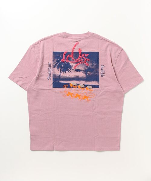 DEUS EX MACHINA（デウスエクスマキナ）の「TRUST TEE（Tシャツ/カットソー・メンズ・オフホワイト/ピンク・MEDIUM/LARGE/SMALL/X-LARGE/X-SMALL）」の17枚目の写真