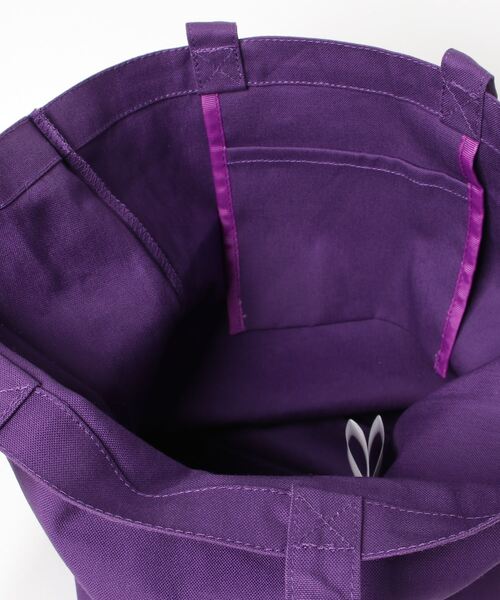 PARROTT CANVAS(パロットキャンバス)の「PARROTTCANVAS/パロットキャンバス Flower Embroidery square tote(トートバッグ・レディース・ホワイト/パープル/レッド・FREE)」の6枚目の写真