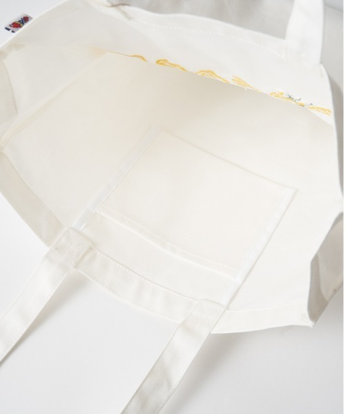 PARROTT CANVAS(パロットキャンバス)の「PARROTTCANVAS/パロットキャンバス Flower Embroidery square tote(トートバッグ・レディース・ホワイト/パープル/レッド・FREE)」の11枚目の写真