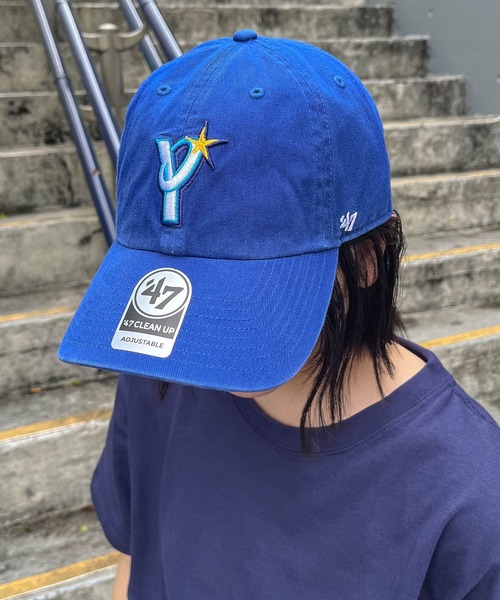 '47（フォーティーセブン）の「【 ’47BRAND / フォーティーセブンブランド 】 NPB CAP ナショナルプロフェッショナルベースボール キャップ（キャップ・メンズ・レッド系1/レッド系2/ロイヤルブルー/ピンク/ホワイト・FREE）」の3枚目の写真