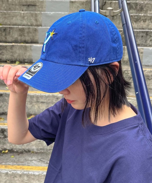 '47（フォーティーセブン）の「【 ’47BRAND / フォーティーセブンブランド 】 NPB CAP ナショナルプロフェッショナルベースボール キャップ（キャップ・メンズ・レッド系1/レッド系2/ロイヤルブルー/ピンク/ホワイト・FREE）」の11枚目の写真