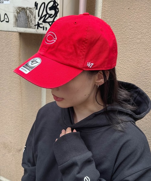 '47（フォーティーセブン）の「【 ’47BRAND / フォーティーセブンブランド 】 NPB CAP ナショナルプロフェッショナルベースボール キャップ（キャップ・メンズ・レッド系1/レッド系2/ロイヤルブルー/ピンク/ホワイト・FREE）」の13枚目の写真