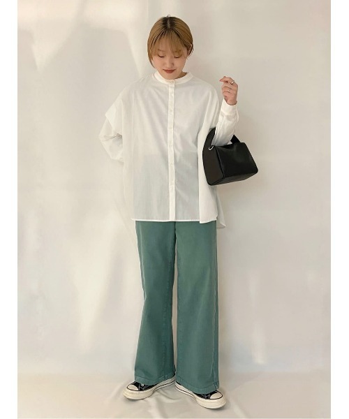 HONEYSUCKLE ROSE(ハニーサックルローズ)の「【HONEYSUCKLE ROSE】袖デザイン長袖シャツ(シャツ/ブラウス・レディース・ホワイト/ブラック/サックスブルー・M/L)」の8枚目の写真