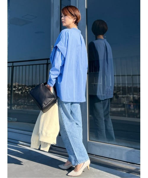 HONEYSUCKLE ROSE(ハニーサックルローズ)の「【HONEYSUCKLE ROSE】袖デザイン長袖シャツ(シャツ/ブラウス・レディース・ホワイト/ブラック/サックスブルー・M/L)」の17枚目の写真