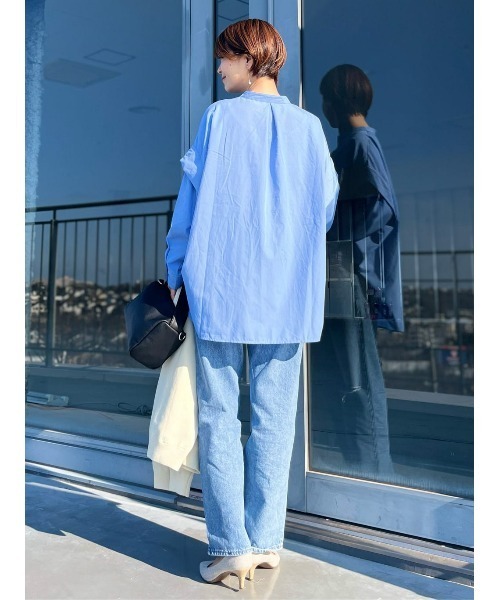 HONEYSUCKLE ROSE(ハニーサックルローズ)の「【HONEYSUCKLE ROSE】袖デザイン長袖シャツ(シャツ/ブラウス・レディース・ホワイト/ブラック/サックスブルー・M/L)」の18枚目の写真