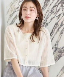 mysty woman | ラッセルレースカーデタンクSET 192250(カーディガン/ボレロ)