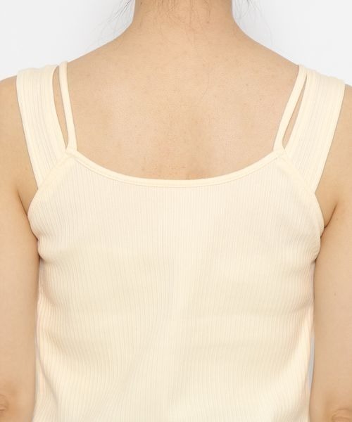 mysty woman（ミスティウーマン）の「ラッセルレースカーデタンクSET 192250（カーディガン/ボレロ・レディース・カーキ/ライトブルー/オフホワイト/ベージュ/マスタード・FREE）」の20枚目の写真