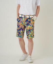Loudmouth/ラウドマウス ゴルフウェア UVカット ストレッチ 総柄 ショートパンツ ハーフパンツ