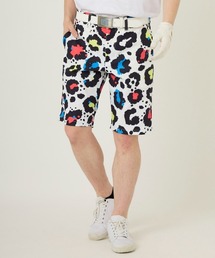 Loudmouth/ラウドマウス ゴルフウェア UVカット ストレッチ 総柄 ショートパンツ ハーフパンツ