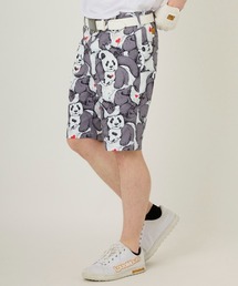 Loudmouth/ラウドマウス ゴルフウェア UVカット ストレッチ 総柄 ショートパンツ ハーフパンツ