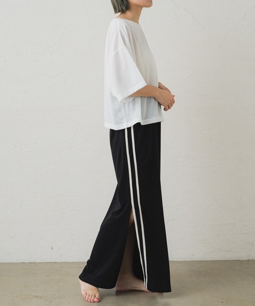Omekashi（オメカシ）の「【earthy_ 】シアークロップドトップス（Tシャツ/カットソー・レディース・ブラック/ミント/オフホワイト・FREE）」の13枚目の写真