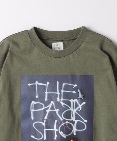 THE PARK SHOP（ザパークショップ）の「＜THE PARK SHOP＞ ライト フォトTシャツ 125cm-135cm（Tシャツ/カットソー・キッズ・オリーブ/ブラック・125cm/135cm）」の4枚目の写真