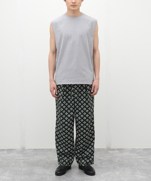 Healthknit（ヘルスニット）の「【Healthknit for EDIFICE/417】別注 ノースリーブ Tシャツ（Tシャツ/カットソー・メンズ・ホワイト/チャコールグレー/ブラック・LARGE/MEDIUM）」の9枚目の写真