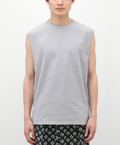 Healthknit（ヘルスニット）の「【Healthknit for EDIFICE/417】別注 ノースリーブ Tシャツ（Tシャツ/カットソー・メンズ・ホワイト/チャコールグレー/ブラック・LARGE/MEDIUM）」の14枚目の写真