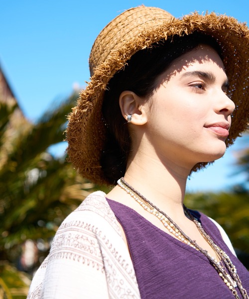 チャイハネ（チャイハネ）の「【チャイハネ】リーフリーイヤーカフ（イヤーカフ・レディース・ゴールド/シルバー・FREE）」の4枚目の写真