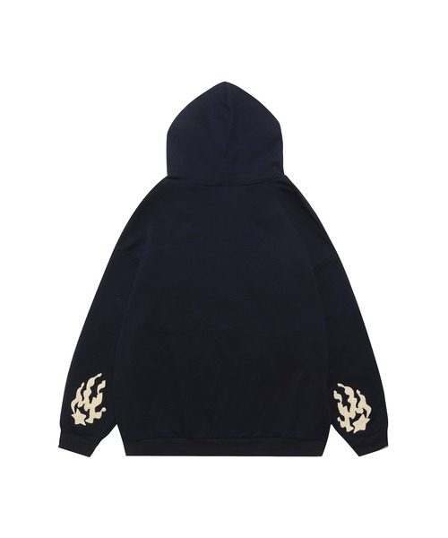 arti-mate BIGシルエット刺繍パーカーユニセックス(サイズ/Free
