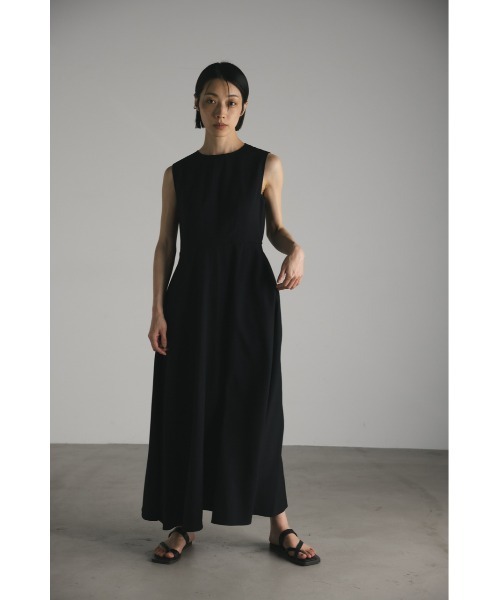 stylemixer ブラックワンピース セール】ホルターネックデザインワンピース（ワンピース