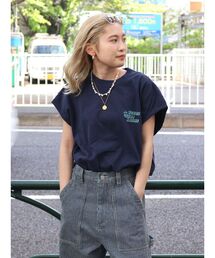 Ungrid | ノースリショートロゴタンクトップ(Tシャツ/カットソー)