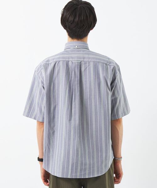 green label relaxing(グリーンレーベルリラクシング)の「FINE BASIC オックス ストライプ ボタンダウン シャツ -ストレッチ-(シャツ/ブラウス・メンズ・ネイビー/コバルトブルー/ケリー・L/S/XL/M)」の12枚目の写真