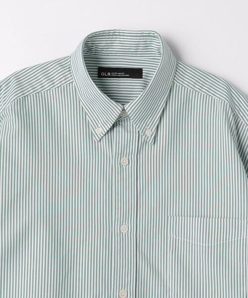 green label relaxing(グリーンレーベルリラクシング)の「FINE BASIC オックス ストライプ ボタンダウン シャツ -ストレッチ-(シャツ/ブラウス・メンズ・ネイビー/コバルトブルー/ケリー・L/S/XL/M)」の18枚目の写真