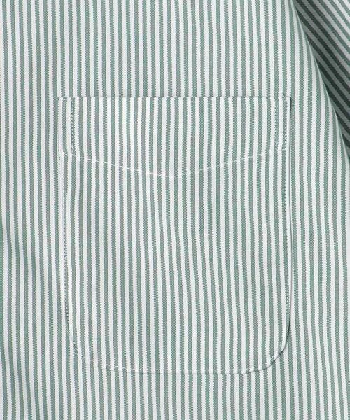 green label relaxing(グリーンレーベルリラクシング)の「FINE BASIC オックス ストライプ ボタンダウン シャツ -ストレッチ-(シャツ/ブラウス・メンズ・ネイビー/コバルトブルー/ケリー・L/S/XL/M)」の22枚目の写真