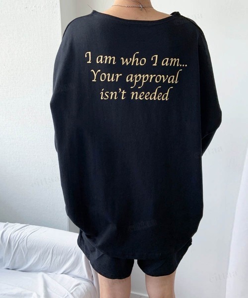 Dalfwin（ダールフィン）の「韓国ファッション MERCYロゴ半袖セットアップ 半袖トップス×ショートパンツ上下セット（ルームウェア/パジャマ・レディース・オートミール/ブラック・FREE）」の3枚目の写真