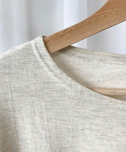 Dalfwin（ダールフィン）の「韓国ファッション MERCYロゴ半袖セットアップ 半袖トップス×ショートパンツ上下セット（ルームウェア/パジャマ・レディース・オートミール/ブラック・FREE）」の20枚目の写真