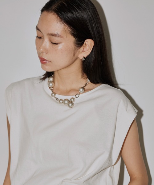 hellam（へラム）の「ランダムパールネックレス（ネックレス・レディース・シルバー・FREE）」の2枚目の写真