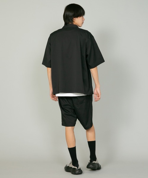 UNIIT(ユニット)の「【UNIIT/ユニット】 ポリエステルツイル ダブルフラップポケット オーバーサイズシャツ ビッグシルエット セットアップ対応可能アイテム イージーケア 吸水速乾性(シャツ/ブラウス・メンズ・ブルー系その他/ブラック・MEDIUM/LARGE)」の20枚目の写真