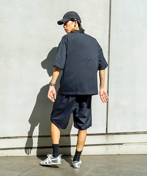 UNIIT(ユニット)の「【UNIIT/ユニット】 ポリエステルツイル ダブルフラップポケット オーバーサイズシャツ ビッグシルエット セットアップ対応可能アイテム イージーケア 吸水速乾性(シャツ/ブラウス・メンズ・ブルー系その他/ブラック・MEDIUM/LARGE)」の12枚目の写真