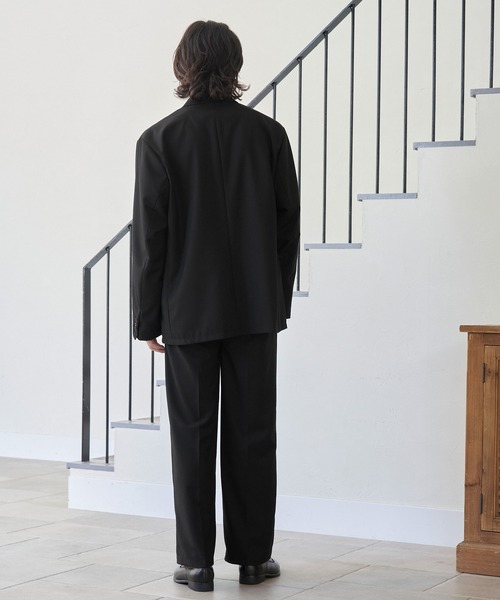 JULLIN(ユリン)の「【JULLIN】 loose centerpress widepants / ルーズセンタープレスワイドパンツ(スラックス・メンズ・ブラック/ブラウン・S/M/L)」の18枚目の写真