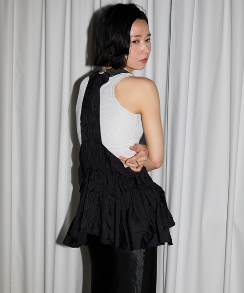 セール】ドロストサスペンダートップス（ベスト）｜leimn（レイムン