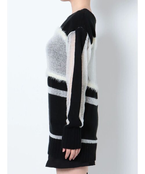 EMODA(エモダ)の「メッシュルーズニット(ニット/セーター・レディース・ホワイト/ブラック/その他・FREE)」の17枚目の写真