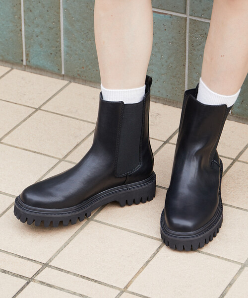 FREAK'S STORE（フリークスストア）の「サイドゴア 厚底 ブーツ【限定展開】/サイドゴア 厚底 ブーツ（ブーツ・レディース・ブラウン/オフホワイト/ブラック・38/36/37）」の14枚目の写真