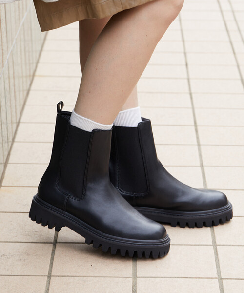 FREAK'S STORE（フリークスストア）の「サイドゴア 厚底 ブーツ【限定展開】/サイドゴア 厚底 ブーツ（ブーツ・レディース・ブラウン/オフホワイト/ブラック・38/36/37）」の13枚目の写真