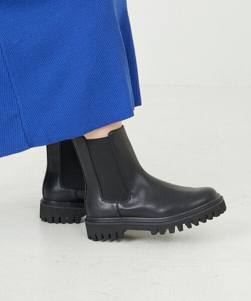 FREAK'S STORE（フリークスストア）の「サイドゴア 厚底 ブーツ【限定展開】/サイドゴア 厚底 ブーツ（ブーツ・レディース・ブラウン/オフホワイト/ブラック・38/36/37）」の8枚目の写真