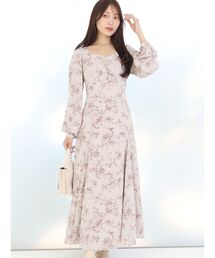 MERCURYDUO | フラワーフロントギャザーマーメイドワンピース(ワンピース)