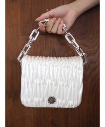 EVRIS | キルティングダブルチェーンショルダーBAG(ショルダーバッグ)