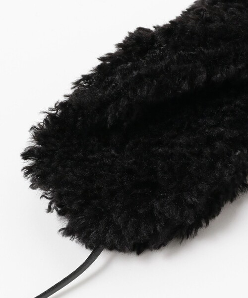 Ray BEAMS（レイビームス）の「CONTROL FREAK × Ray BEAMS / 別注 フライト キャップ（ニットキャップ/ビーニー・レディース・チャコールグレー/ブラック・ONE SIZE）」の9枚目の写真