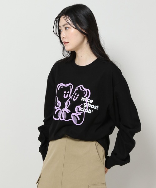 NICE GHOST CLUB(ナイスゴーストクラブ)の「【UNISEX】niceghostclub/GUMMY BEAR長袖Tシャツ 2977362(Tシャツ/カットソー・レディース・ネイビー/ホワイト/ブラック・SMALL/MEDIUM)」の7枚目の写真