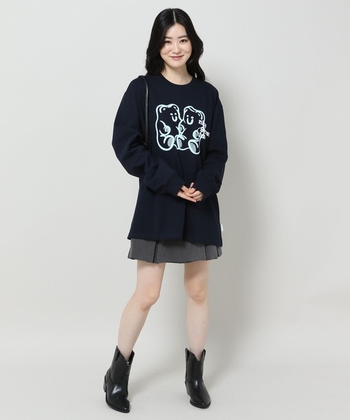 NICE GHOST CLUB(ナイスゴーストクラブ)の「【UNISEX】niceghostclub/GUMMY BEAR長袖Tシャツ 2977362(Tシャツ/カットソー・レディース・ネイビー/ホワイト/ブラック・SMALL/MEDIUM)」の8枚目の写真